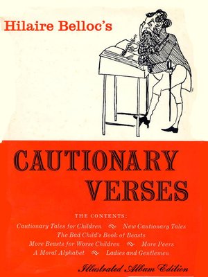 cover image of CAUTIONARY VERSES